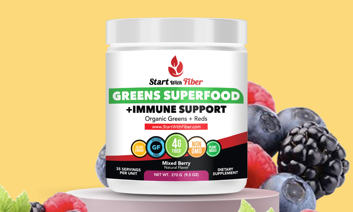 Start With Fiber (Greens Superfood + Immunity Support)